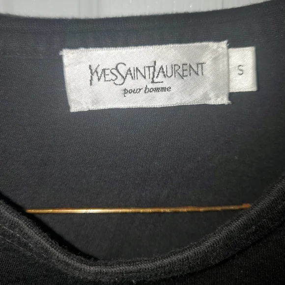 YVES SAINT LAURENT MEN'S Long Sleeve Tshirt Siz S=Med. - Picture 14 of 14